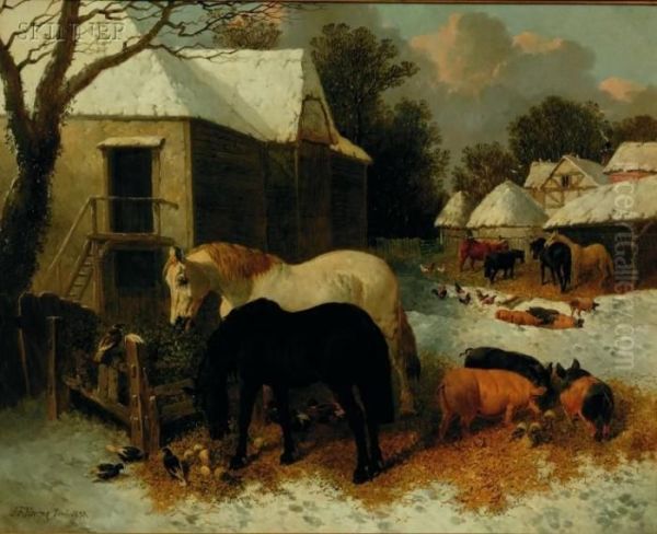 Farm In Winter - view 1