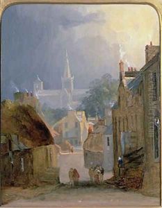 Old Glasgow 1840 by Horatio McCulloch