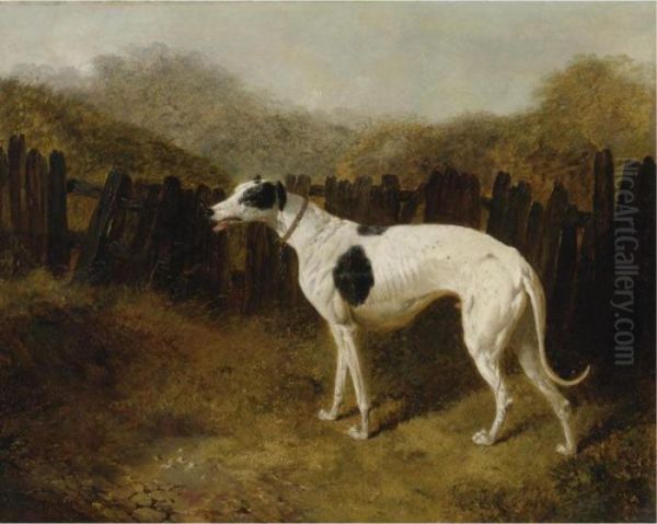 A Greyhound In A Landscape - view 1