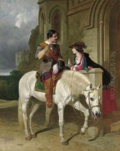 The Rose by John Frederick Herring Snr