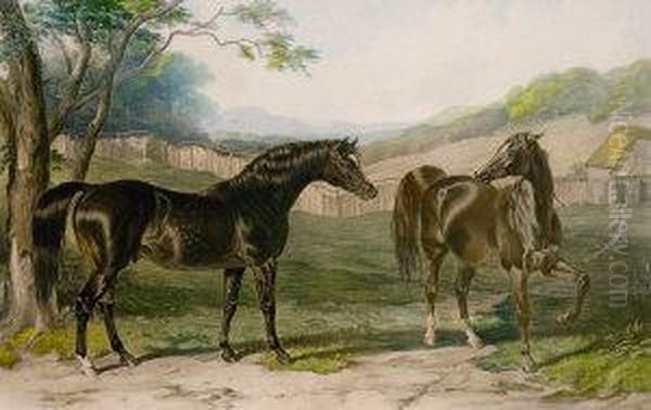 The British Stud - Touchstone And Emma (1845) - view 1