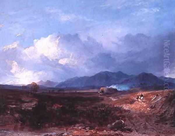 A Drove Road in the Western Highlands 1850 - view 1
