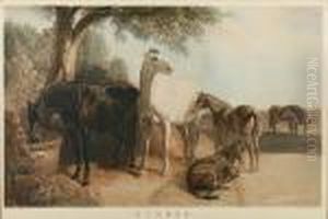 The Four Seasons by John Frederick Herring Snr