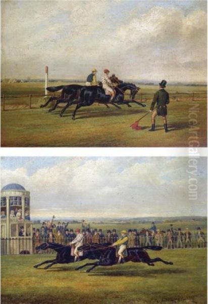 The Race Between Voltigeur And 
The Flying Dutchman At The Doncaster Cup 1850: The Start And The Finish - view 1