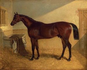 Mr Richard Watt's Rockingham, Winner Of The 1833 St. Leger, In A Stable