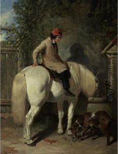 A Corner Of The Farmyard by John Frederick Herring Snr