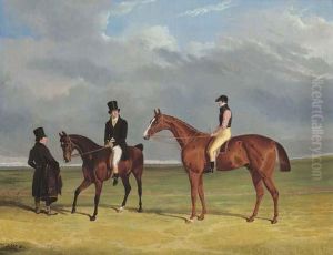 The Colonel With William Scott Up And John Scott On A Dark Bay Hack