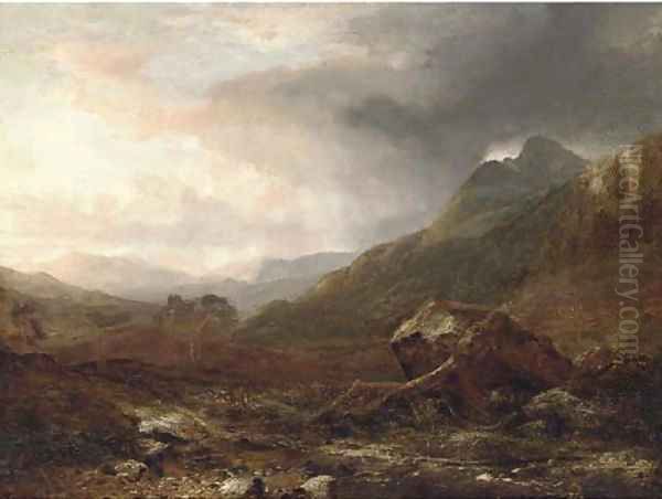 A storm gathering in the highlands - view 1