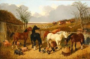 Past And Present by John Frederick Herring Snr