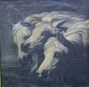 Pharoah's Horses by John Frederick Herring Snr