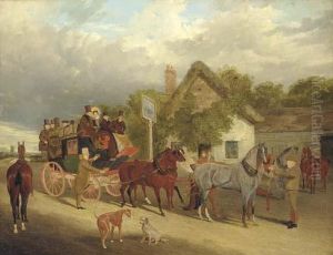 The Royal Mail - Changing Horses Outside The Red Lion