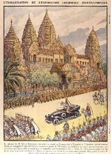 Inauguration of the Colonial Exhibition of 1931 from Le Pelerin 24th May 1931 by A. R. Moritz