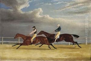 Matilda And Mameluke, The Finish Of The 1827 St. Leger Matilda And Mameluke, The Finish Of The 1827 St. Leger