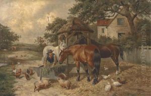 Mealtime by John Frederick Herring Snr