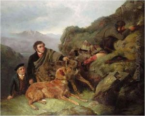 In The Highlands by John Frederick Herring Snr