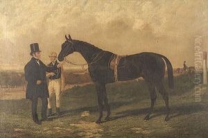 The Flying Dutchman With His Owner Lord Eglington And Jockey Charlie Marlow