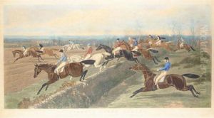 Steeple Chase Cracks by John Frederick Herring Snr