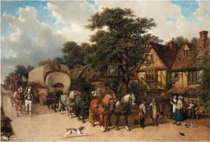 The Coach House by John Frederick Herring Snr