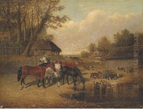 A Farmyard Scene - view 1