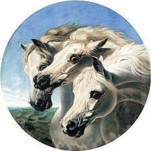 Pharaoh's Horses by John Frederick Herring Snr