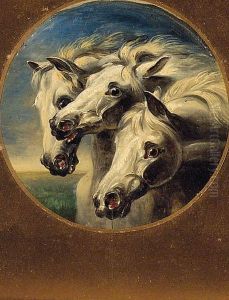 Pharoah's Horses by John Frederick Herring Snr