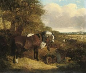 Harvest Time by John Frederick Herring Snr