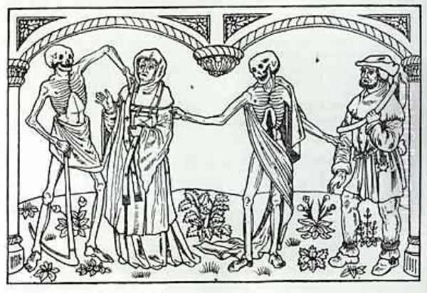 Death taking the Priest and the Peasant from the Danse Macabre - view 1