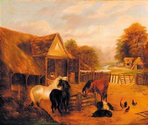 Farmyard by John Frederick Herring Snr
