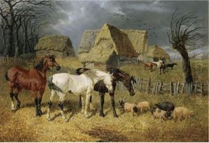 The Coming Storm by John Frederick Herring Snr