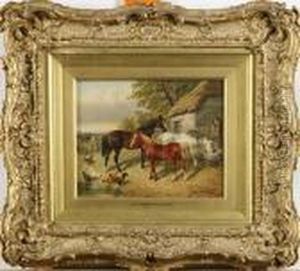 Hastarna Vattnas by John Frederick Herring Snr