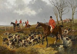 The Hunt by John Frederick Herring Snr