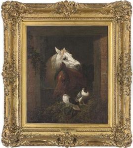 Farmyard Friends by John Frederick Herring Snr