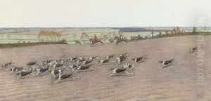 The Fallen Hunter by John Frederick Herring Snr