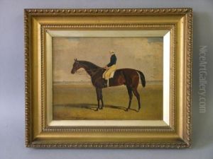 'tranby' ;racehorse With Jockey Up by John Frederick Herring Snr