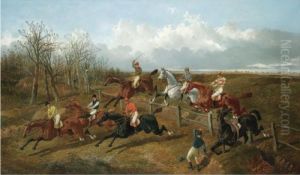 A Steeplechase by John Frederick Herring Snr