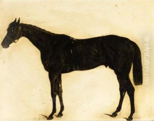 Portrait Of Blue Bonnet ; And A Portrait Of Eryx by John Frederick Herring Snr