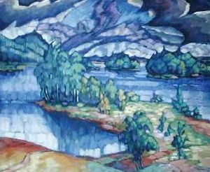 Lake Puhajarv 1918-21 by Konrad Magi