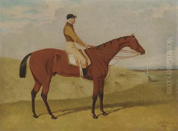 Frederick With Jockey Up, In An Extensive Landscape - view 1