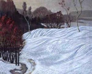 Norwegian Landscape 1908-10 by Konrad Magi
