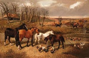 End Of The Hunt by John Frederick Herring Snr