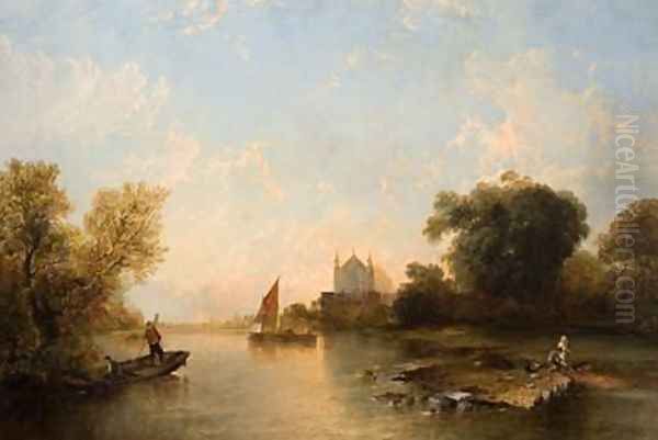Eton College From The River - view 1