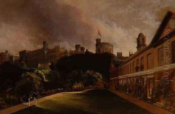 View of Windsor Castle from Travers College - view 1