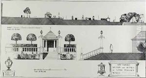 Southport Section and Details of Upper Terrace and Walls by Thomas Hayton Mawson