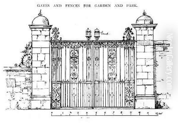Gates and fences for garden and park from The Art and Craft of Garden Making 2 - view 1