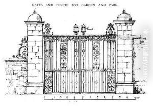 Gates and fences for garden and park from The Art and Craft of Garden Making 2 by Thomas Hayton Mawson