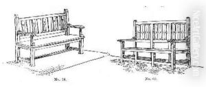 Garden seats from The Art and Craft of Garden Making by Thomas Hayton Mawson