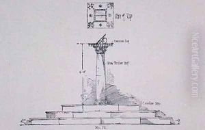 Design for a sun dial from Thomas Mawsons The Art and Craft of Garden Making by Thomas Hayton Mawson