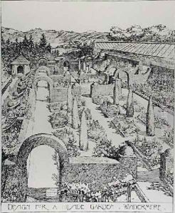 Design for a Hillside Garden Windermere from The Art and Craft of Garden Making by Thomas Mawson by Thomas Hayton Mawson