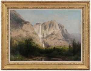 Yosemite Falls, Lower Yosemite Valley by Herman Herzog