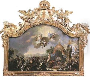Glorification of Emperor Charles VI 1755 by Joseph Adam Molck